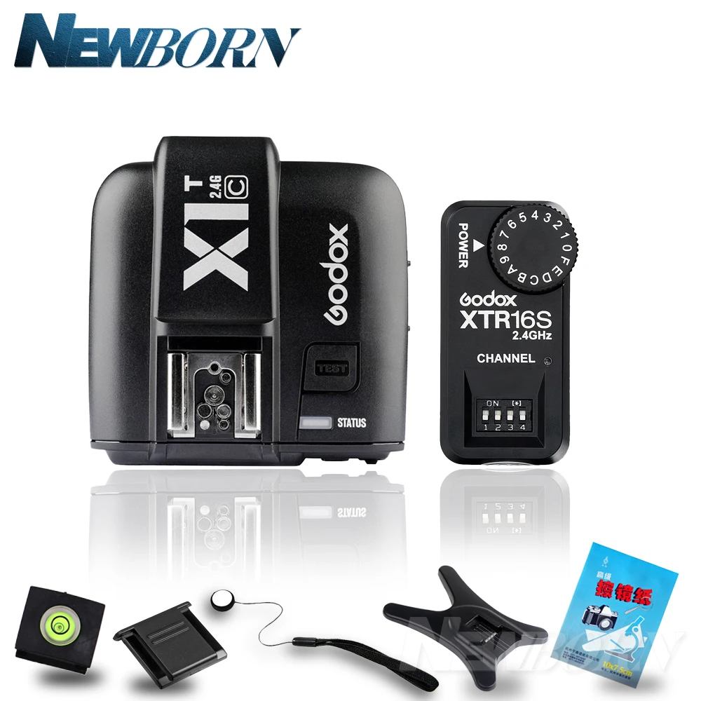 Беспроводной триггер Godox X1T C TTL 2 4G для Canon + XTR 16S приемник вспышки