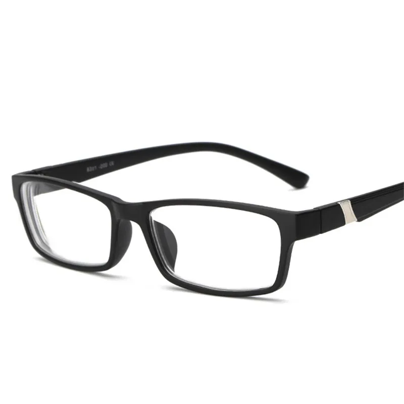 mate black myopia5.5 Zilead, новинка, дерево, зерно, анти-синий светильник, очки для близорукости, бренд, полная оправа, близорукие очки, короткий прицел для женщин и Men-1.0to-6.0 - Цвет оправы: mate black myopia5.5