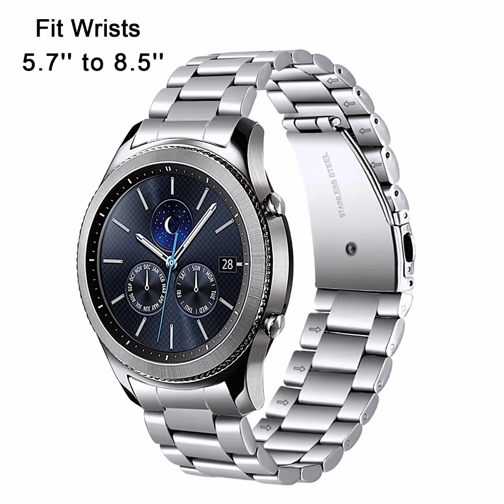 Ремешок из нержавеющей стали для Samsung Gear S3 Classic Frontier|steel watchband|stainless steel watchbandwatch band |
