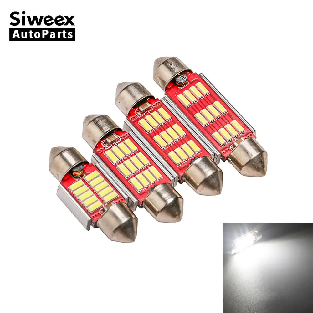 Гирлянда 31 мм 36 39 41 led авто 10 SMD 4014 Ошибка CANBUS супер яркий Купол гирлянда лампа
