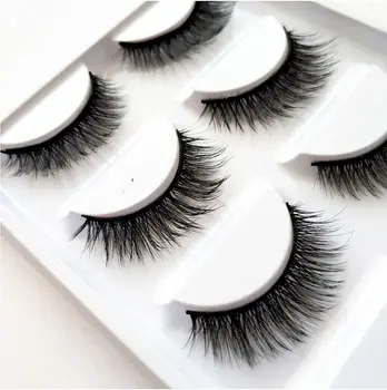 

2018 5 pairs thick false eyelashes black long 3d mink eyelashes eyelash extension professional mink lashes makeup eye lashes 18