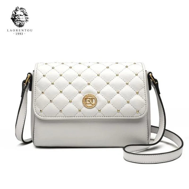 Messenger pink Sacs Paquet Wine white Laorentou Carré Marque Petit Sac 2018 Nouvelle De Épaule Red Main À black Mode KF1Jlc