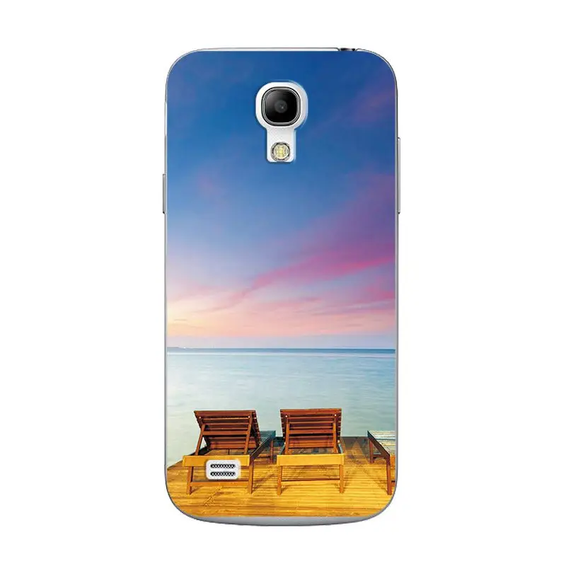 Мягкая Силиконовая обложка чехол для samsung Galaxy S4 Mini/S4Mini GT-I9190 i9195 i9192 картина TPU с рисунком Сердце чехол в виде ракушки 4,3 дюймов - Цвет: W86