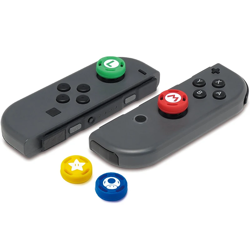 2018 Thumb Stick Caps For NS Switch Joy -Cons controller Joystick Analog (set of 4) Free shipping | Электроника