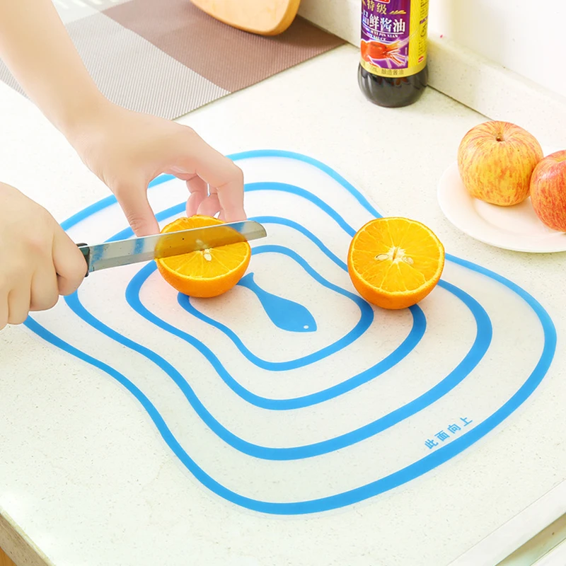 

1pc Plastic Cutting Board Non-slip Frosted Kitchen Cutting Board Fruit Vegetable Meat Tools Kitchen Accessories Chopping Board