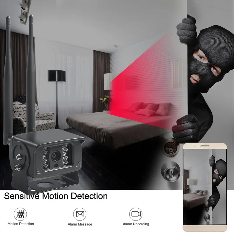  1080P 3G 4G SIM Card Camera CCTV Wireless WIFI IP Home Security Surveillance 12V Car Audio Record C - 32998962111