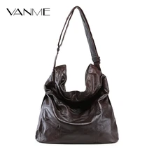 2017 Fashion Women Genuine Leather Bag Casual HOBO Women Shoulder Bag Soft Large Bucket Shopping Bag