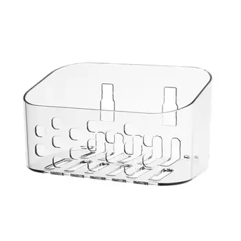 

1PC Shower Basket Durable Self Adhesive No Drilling Shelf for Toilet Kitchen