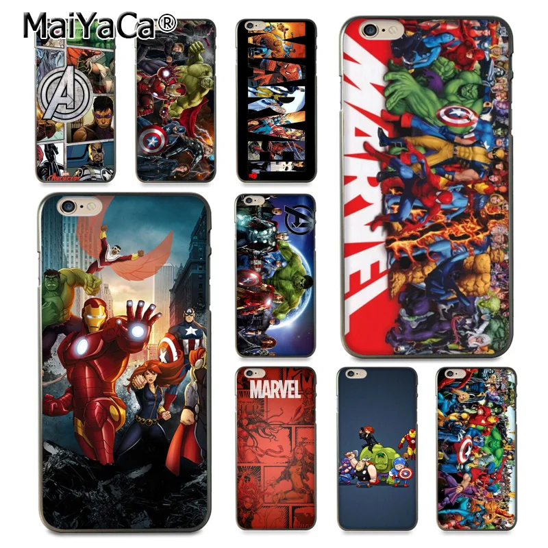 Diy Marvel Phone Case MaiYaCa Marvel Superheroes The Avengers DIY Painted Coque Phone Case