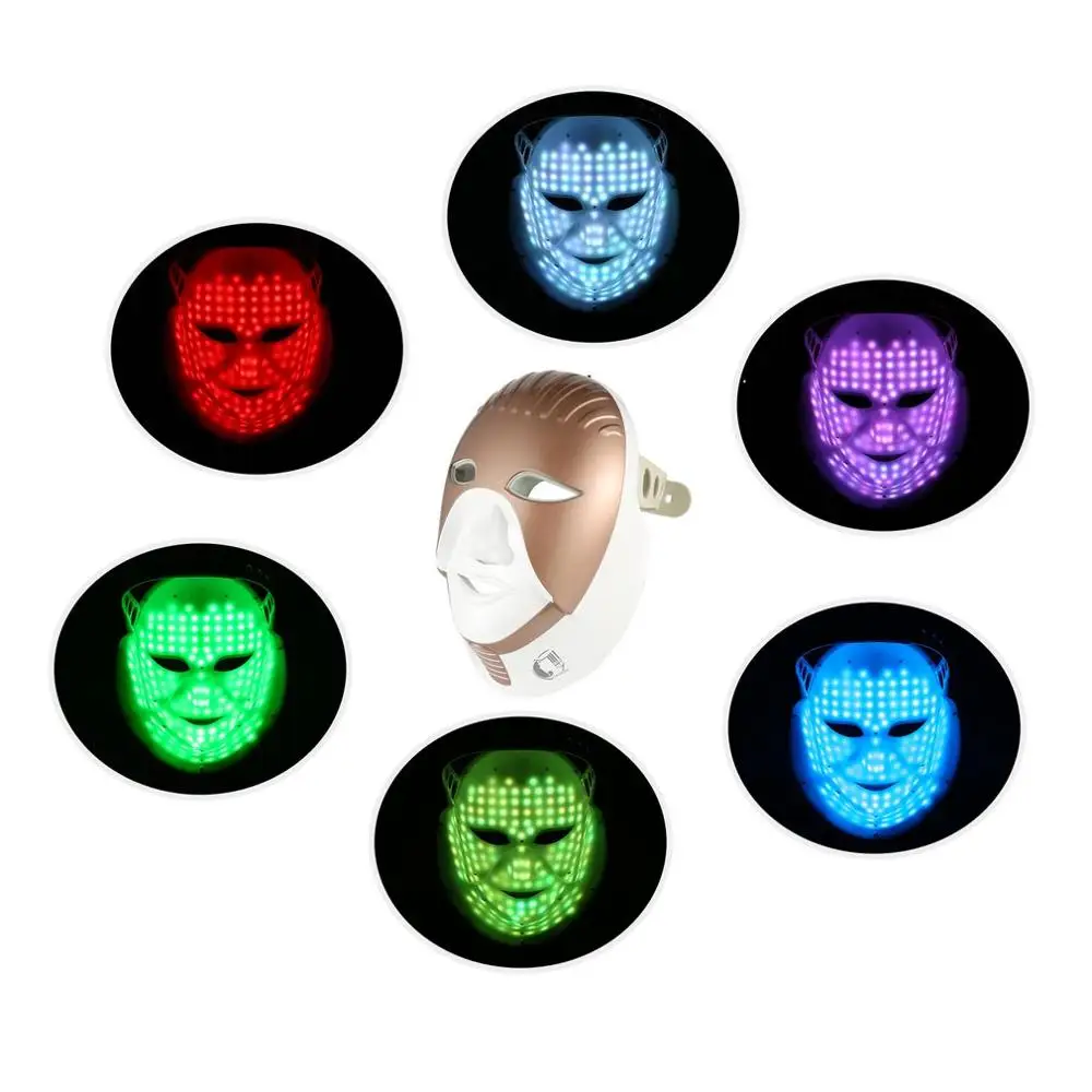 

Cleopatra Back Cover Led Touch Led Mask Design Photorejuvenation Instrument Color Beauty Instrument Facial Neck