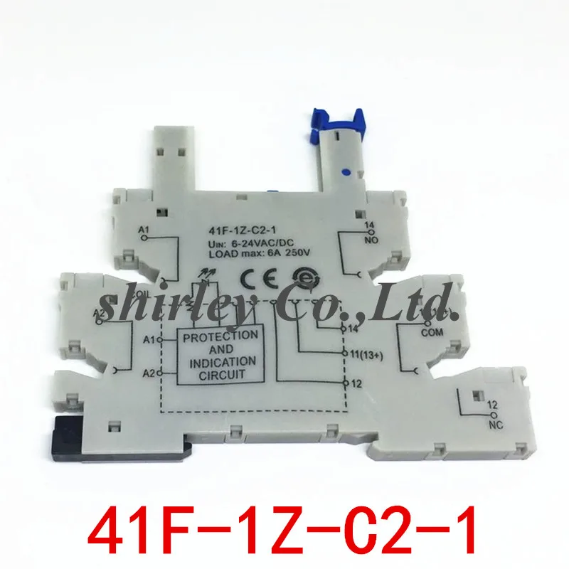 Релейный держатель 41F-1Z-C2-1 для соответствия HF41F Micro PCB релейный выход питания 6 А/250