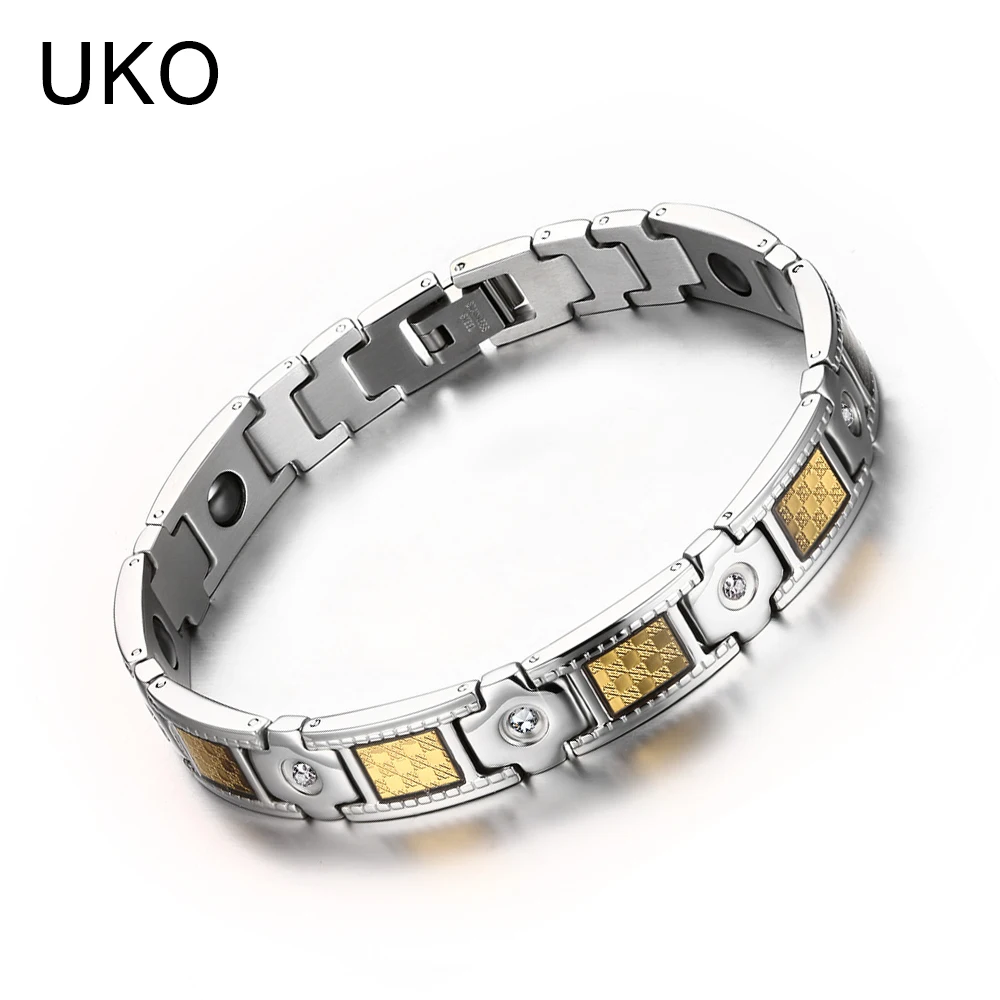 UKO Gold Adjustable Men's Bracelets Health Care