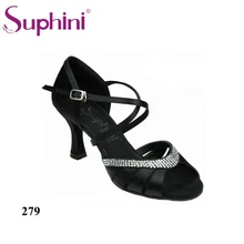 2017 Hot Sale Suphini Dance Shoes Graceful Dance Shoe Pretty Lady Salsa Shoes Woman Dance Shoes