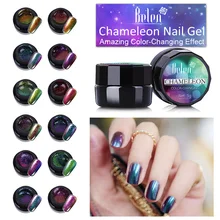 Belen лак для ногтей Хамелеон УФ лак Bling гели для ногтей акриловая краска, лак хамелеон или Кисть ручка