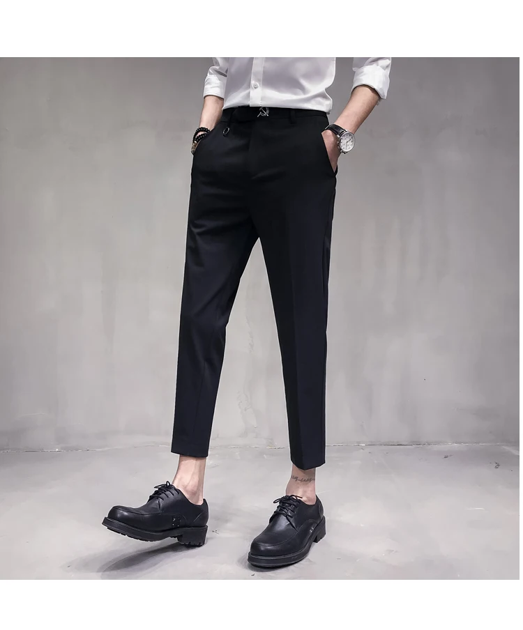 Terno Masculino мужские брюки формальные Erkek Pantalon Homme серые мужские платья костюм Деловые брюки, штаны мужские костюмы брюки Elegante