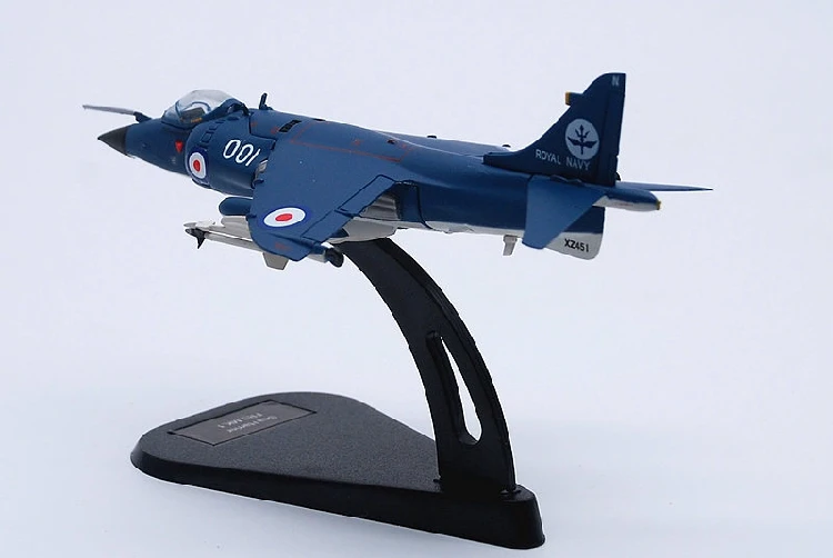 

1:100 British Harrier Aircraft Model of Static Fighter Alloy Decoration Model Toy