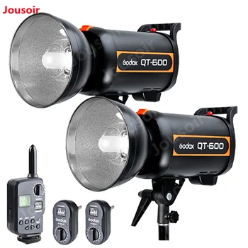 

2PCS Godox QT-600 600W Studio Strobe Flash Light Head + FT-16 Trigger 110V 120V 200-240V Free DHL CD15