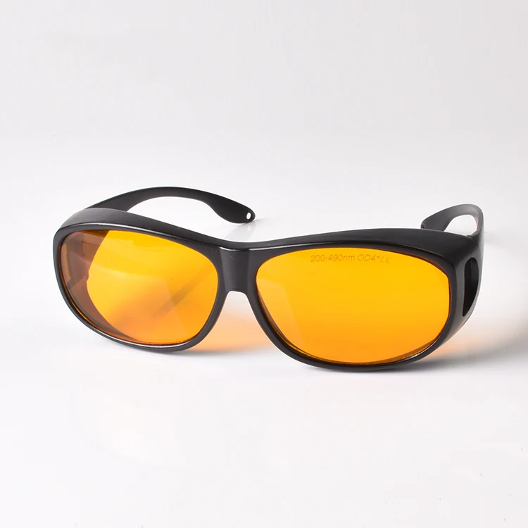 O.D 6+ 4+ Лазерные защитные очки для фиолетовых и синих лазеров с CE266 405 450 473nm лазеров
