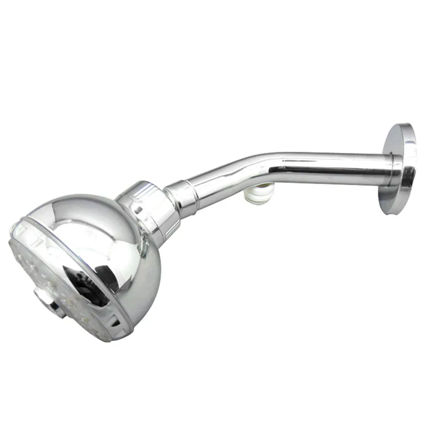 

New 1pc Hand Shower Home Bathroom RGB 7 Colorful LED Light Water Bath Bathroom Filtration Shower drop shipping 70705&
