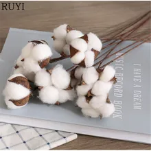 6 шт./лот, искусственный цветок из хлопка, 8 цветов, одна ветка, 62 см, имитация цветов, сделай сам, свадебные украшения для дома, вечерние, для офиса