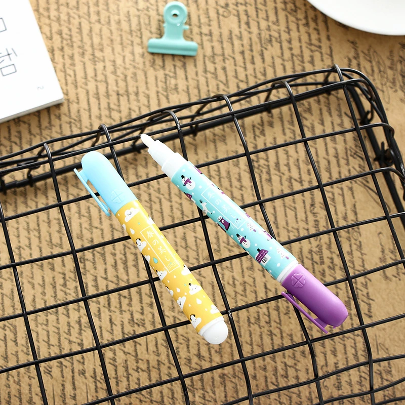 DL Creative stationery pen erasable pen pen wipe cotton core high