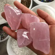 Натуральный розовый камень-кристалл 25~ 50 см щебня 100 г