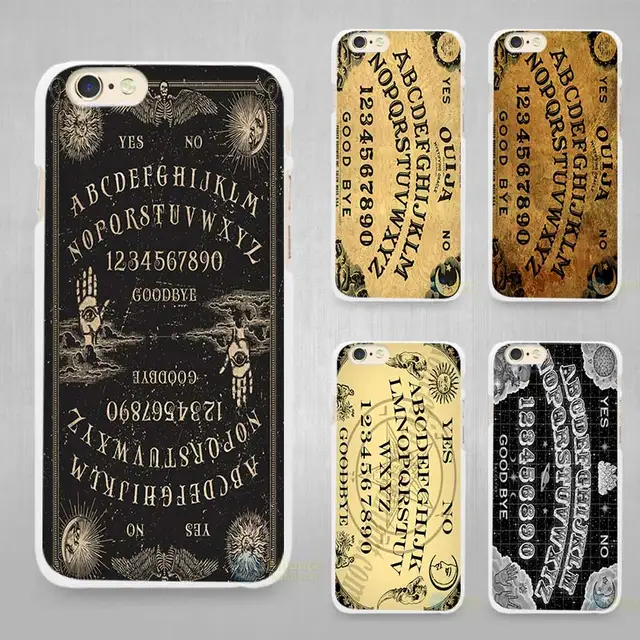 Ouija Board Hard White Cell Phone Case Cover for Apple