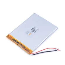 Литиево-ионная аккумуляторные батареи 3-провод 409092 3500 мА для ноутбуков, сотовый телефон Bluetooth динамик, электронная книга, видео игры 049092 388992 398992
