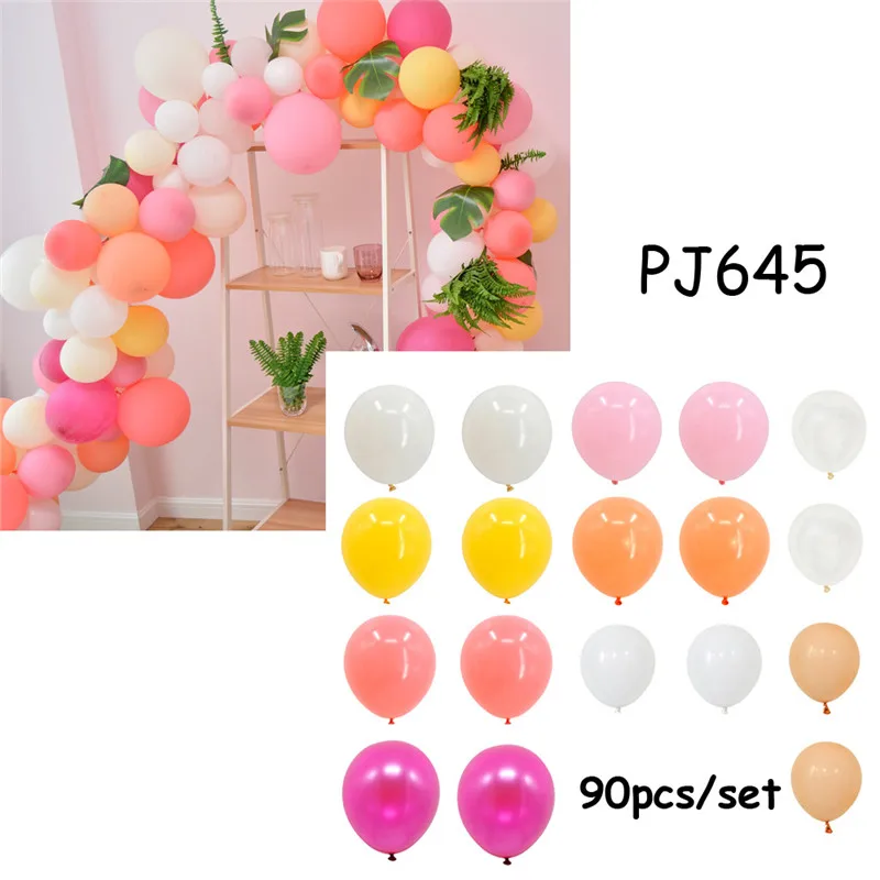 Balloon arch kit A 90 шт. Макарон Арка с воздушными шарами латексный шар для украшения анниверсайр день рождения для украшения детского душа фиеста Арка с воздушными шарами - Цвет: Balloon arch kit A
