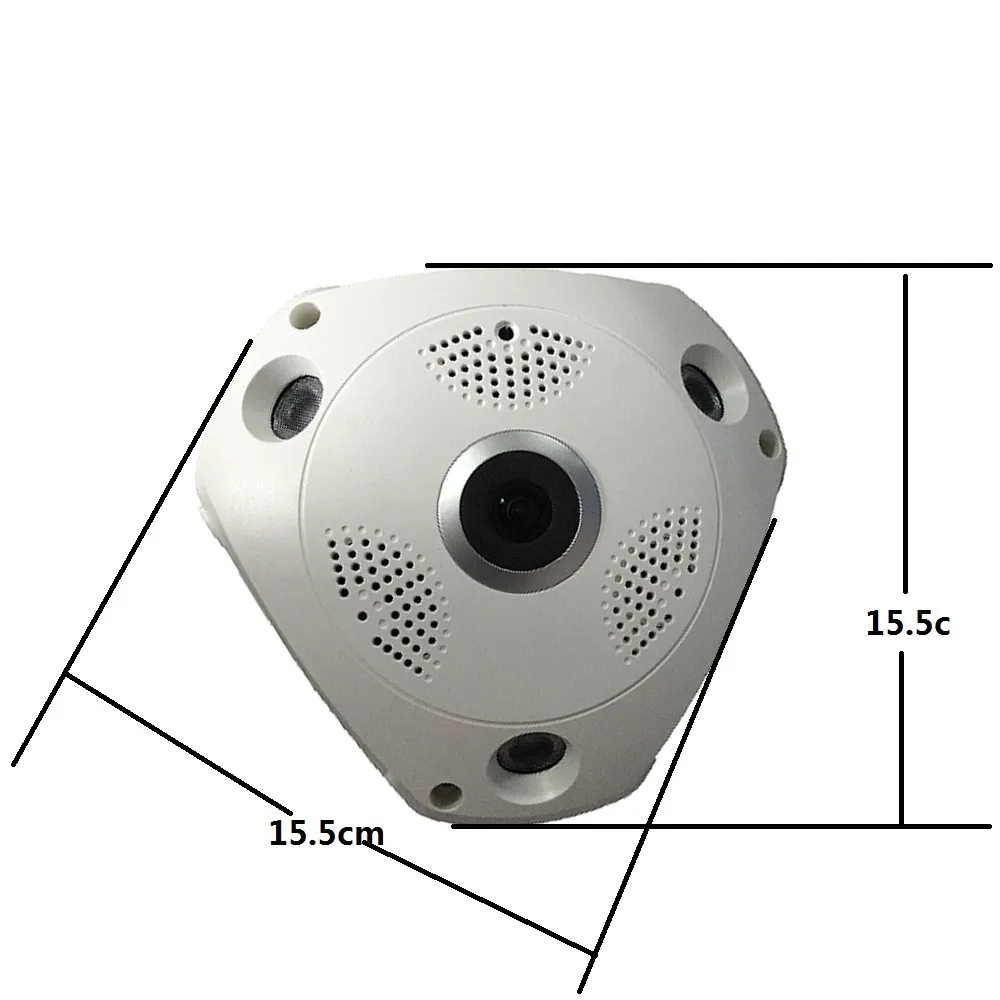 360 градусов широкий диапазон панорамный видеонаблюдения безопасности IP 1.3MP/3MP/5MP аудио Камера nighvision WI-FI IP VR 3D камера