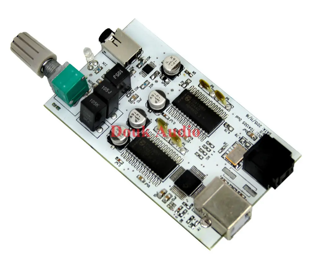 Douk Audio CM108 усилитель для наушников TDA1305T IIS USB DAC плата аудио декодера|Усилители