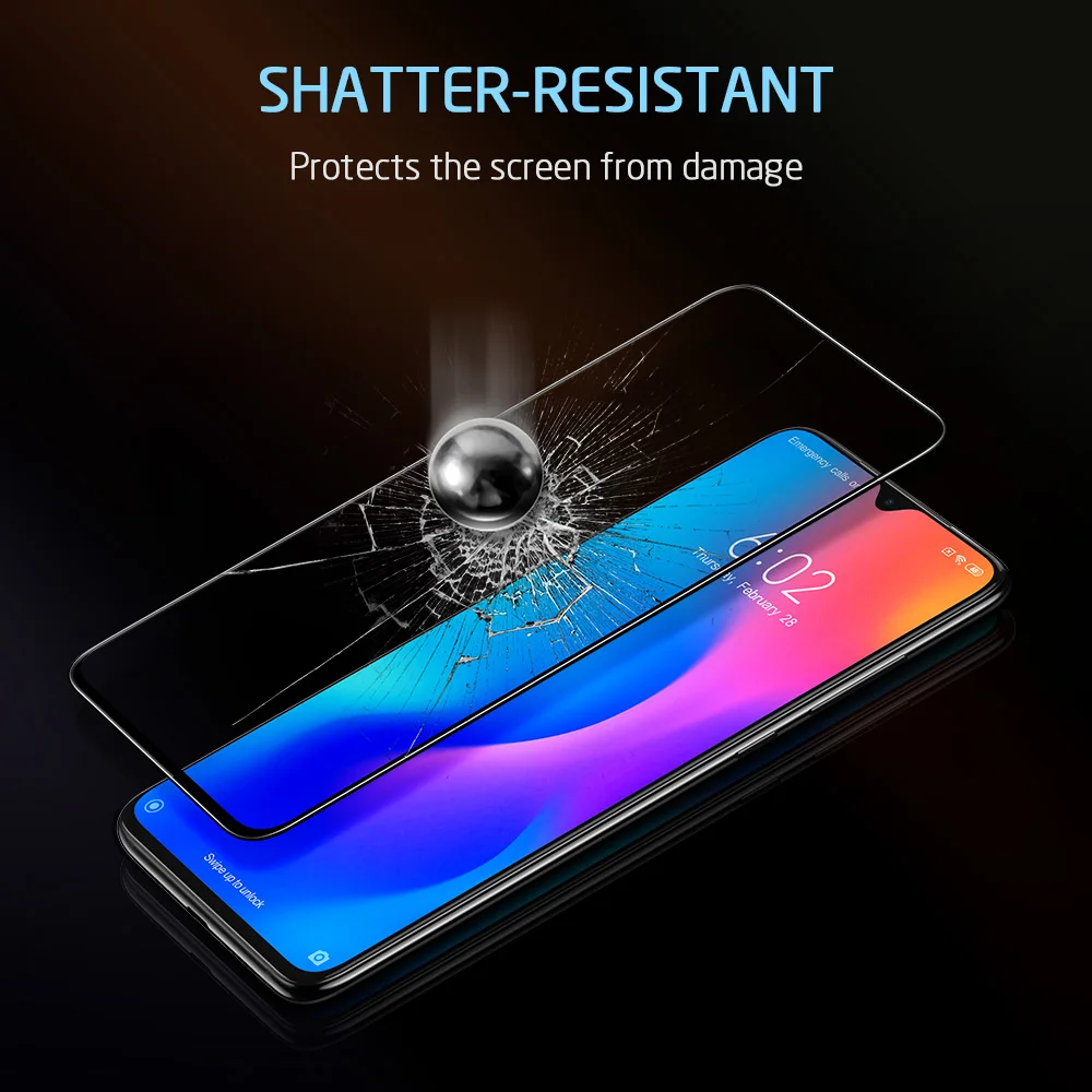 ESR Screen Protector for Xiaomi mi 9 Tempered Glass 3D Full Coverage Protective Glass 9H Anti Blue-ray Full Cover for Xiaomi mi9