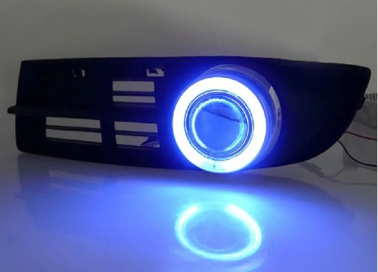 Volkswagen Touran Nebelscheinwerfer Versammlung Angel Auge Tagfahrlicht Lampen (2)
