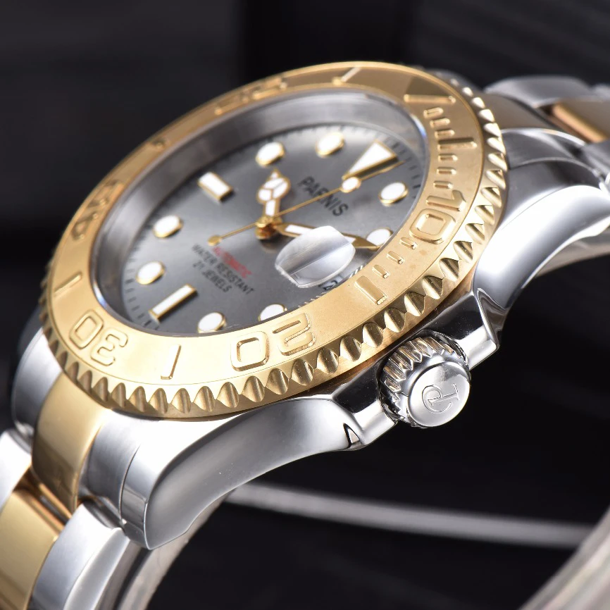Parnis-Deep-Sea-Series-Watch-Man-Rotating-Ceramic-40mm-Automatic-Watch-Folding-Clasp-Bracelt (6)