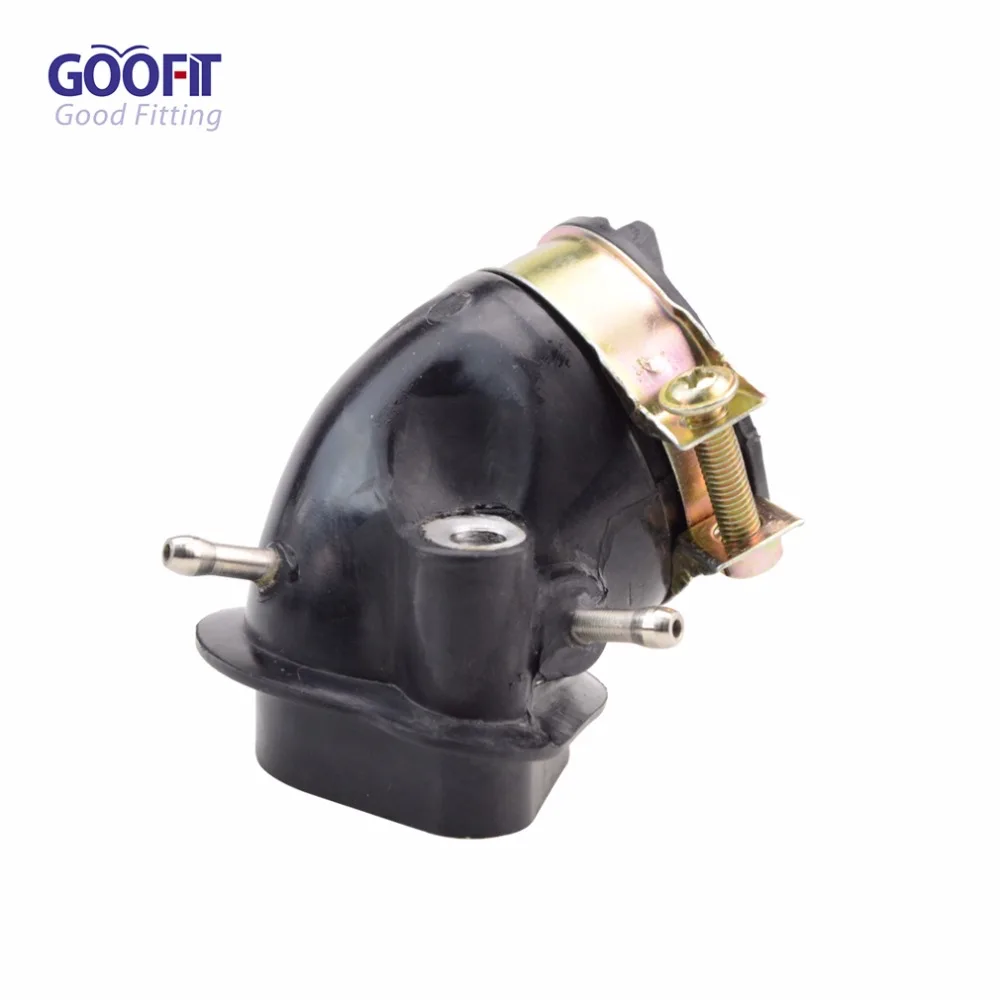 GOOFIT мотоцикл впускной коллектор в сборе для GY6 150cc ATV Go Kart мопед и скутер P091-050