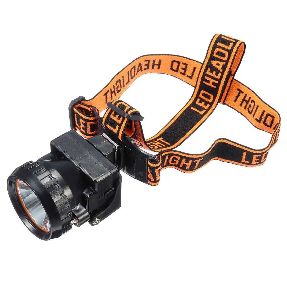 Miners Cordless Power LED Rechargeable Helmet Light Safety Head Cap Lamp Torch Working Headlamp Black Waterproof Headlamp Kit
