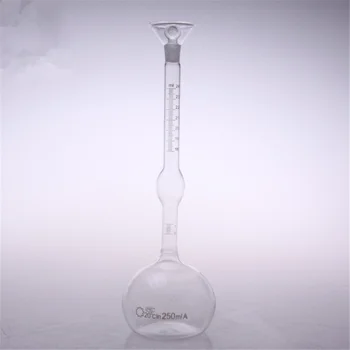 

250ml solid specific gravity bottle cement pycnometer Le Chatelier flask for lab grade A