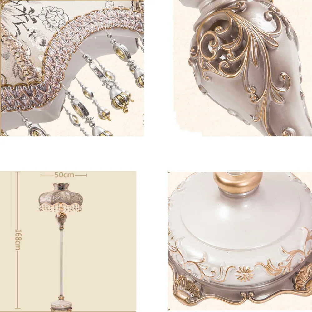 European Style Retro Style Floor Lamp Antique LED Living Room Bedroom Study Energy Saving Lamp Lighting Decoration European Style Retro Style Floor Lamp Antique LED Living Room Bedroom Study Energy Saving Lamp Lighting Decoration