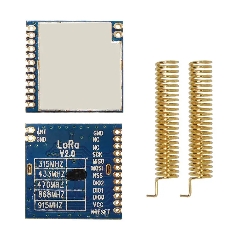 

2pcs/lot LoRa1278 - 4Km 100mW 433MHz High sensitivity sx1278 chip Lora module ultra long range RF Wireless Transceiver Module