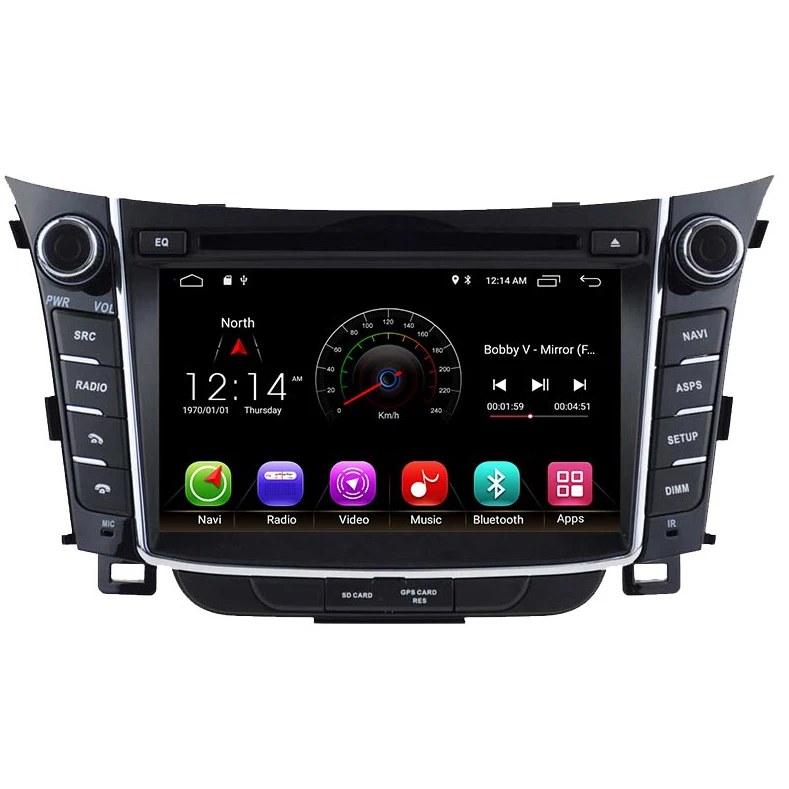 Автомобильный dvd-плеер Android 8 1 для Hyundai I30 Elantra GT 2012 2013 2014 2015 2016 радио gps навигация
