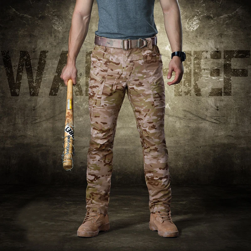 Мужские тактические брюки-карго Militar, армейские тренировочные военные брюки, спортивные брюки для походов и охоты