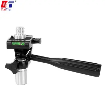 

Kaitian 360 Rotation Angle Adjustment Bracket with Extension Rod for Tripod and Level with Tilt Function for 12Lines Laser Level