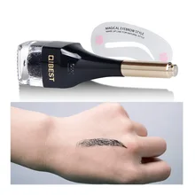 Волосы для наращивания бровей, волоконные строительные волосы для бровей, водостойкие 3D волоконные гели для бровей KG66