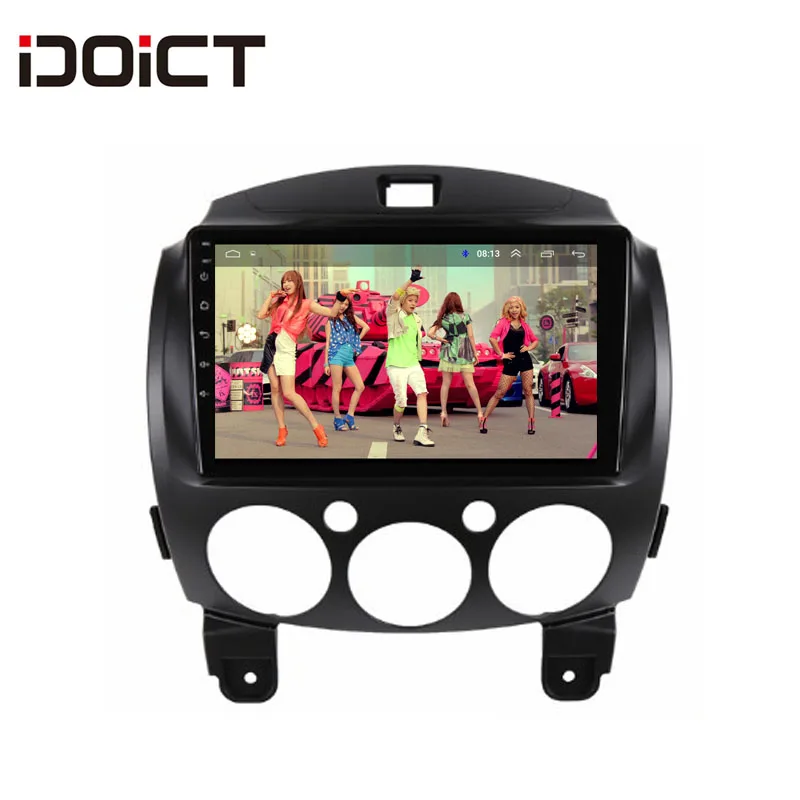 

IDOICT Android 8.1 Car DVD Player GPS Navigation Multimedia For Mazda 2 Radio 2007-2012 car stereo wifi