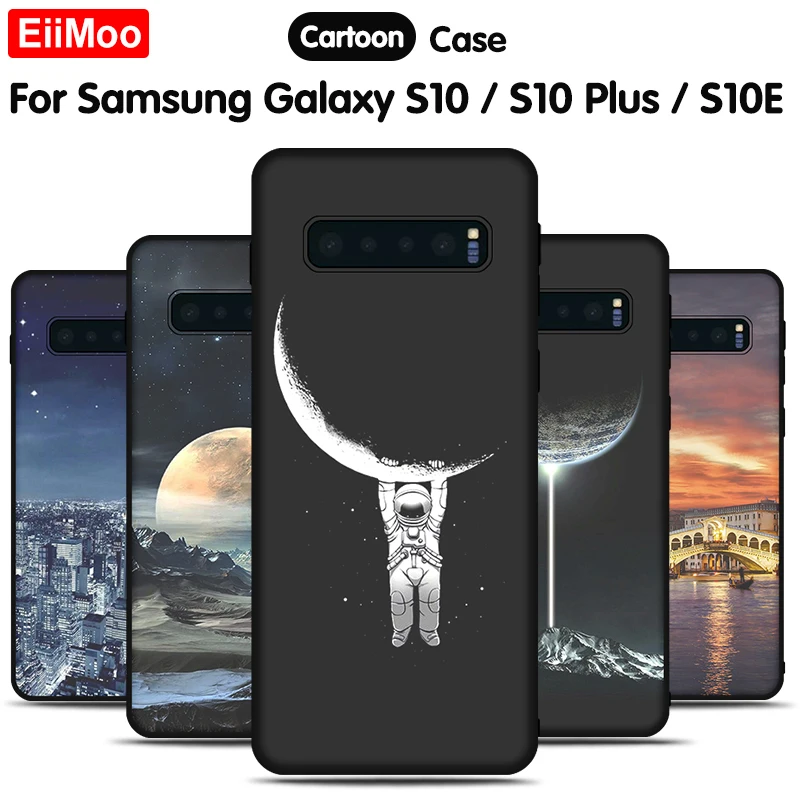 EiiMoo чехол с 3D рисунком для samsung Galaxy S10 S10e S10Plus Чехол Мягкий силиконовый чехол для samsung Galaxy S10 Plus 5G E чехол