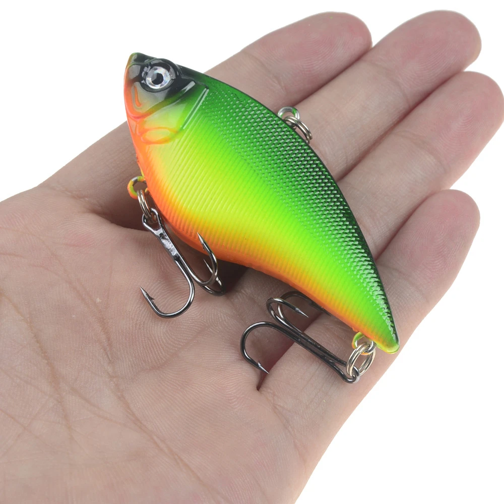 

1Pcs Sinking VIB vibration fishing Lure Wobblers 7cm 16g winter Ice Fishing hard bait Crankbait carp leurre pesca fishing Tackle