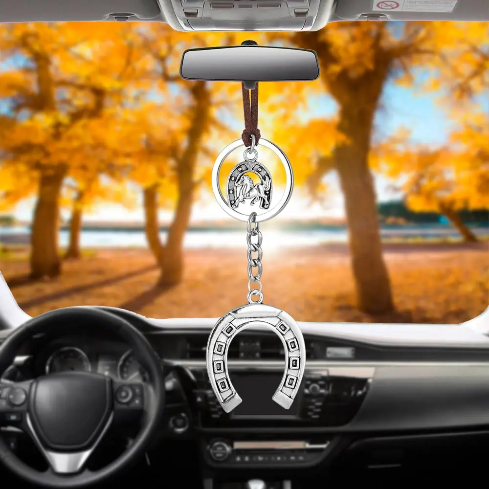 Pendentifs Rétroviseur Canard - Lot De 2 | Décoration Amusante Pour Voiture Ou Maison