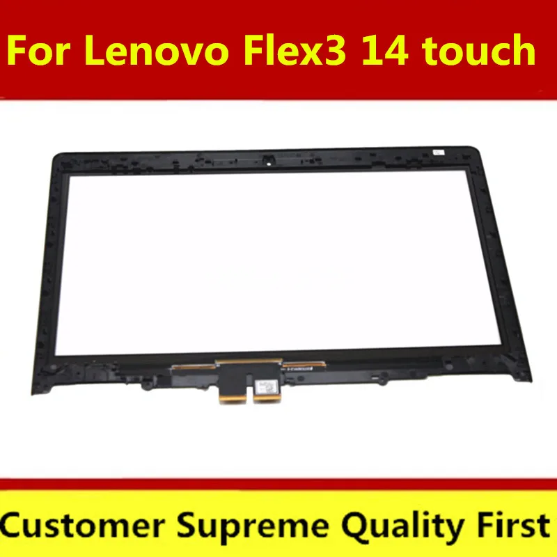 14 ''сенсорный экран дигитайзер стекло для lenovo FLEX 3 14 с рамкой для lenovo Yoga 500 14 Серия Yoga 500 14ACL 14IHW 14IBD