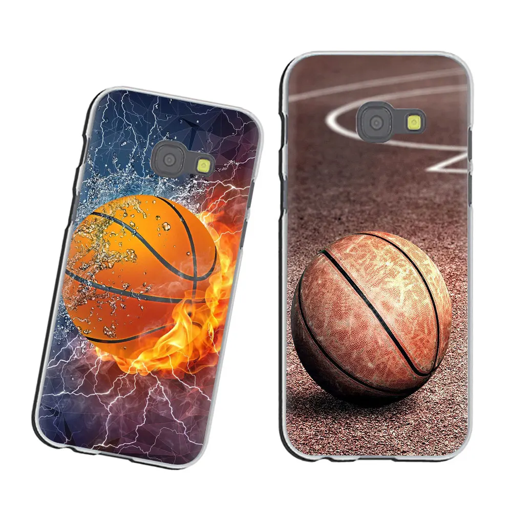 Жесткий чехол для телефона Basketball dark Galaxy J8 J7 Duo J6 J5 J4 J3 J2 J1 Prime Plus 2017 EU US версия