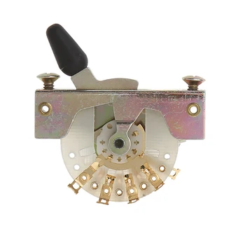 

Black 5 Way Lever Switch Selector For ST FD Electric Guitar Parts Replacement